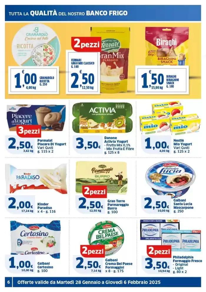 Prezzi tondi da 28 gennaio a 6 febbraio di 2025 - Pagina del volantino 6