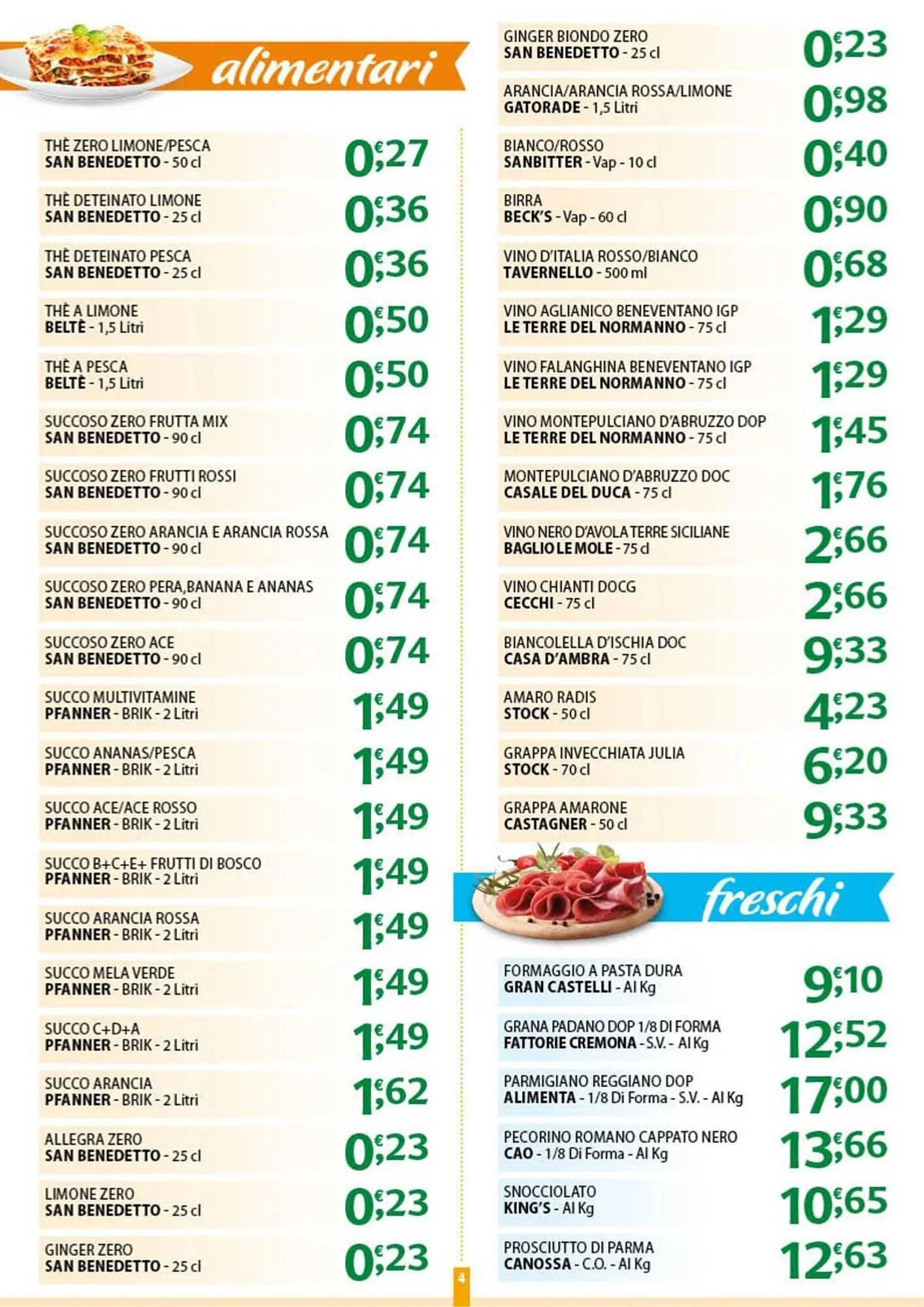 Volantino Gambardella Cash da 15 settembre a 20 settembre di 2025 - Pagina del volantino 4