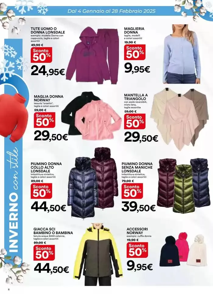 Inverno con stile da 7 gennaio a 28 febbraio di 2025 - Pagina del volantino 6