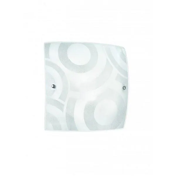 PLAFONIERA QUADRATA MIRO BIANCA 30 CM