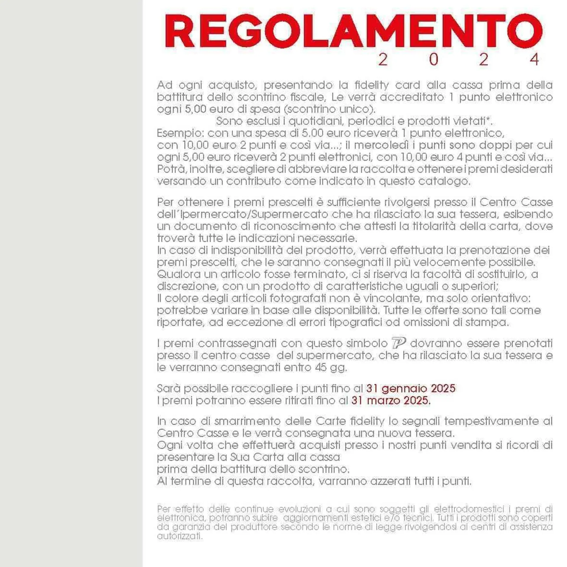 Volantino Iperfamily da 29 aprile a 31 gennaio di 2025 - Pagina del volantino 62