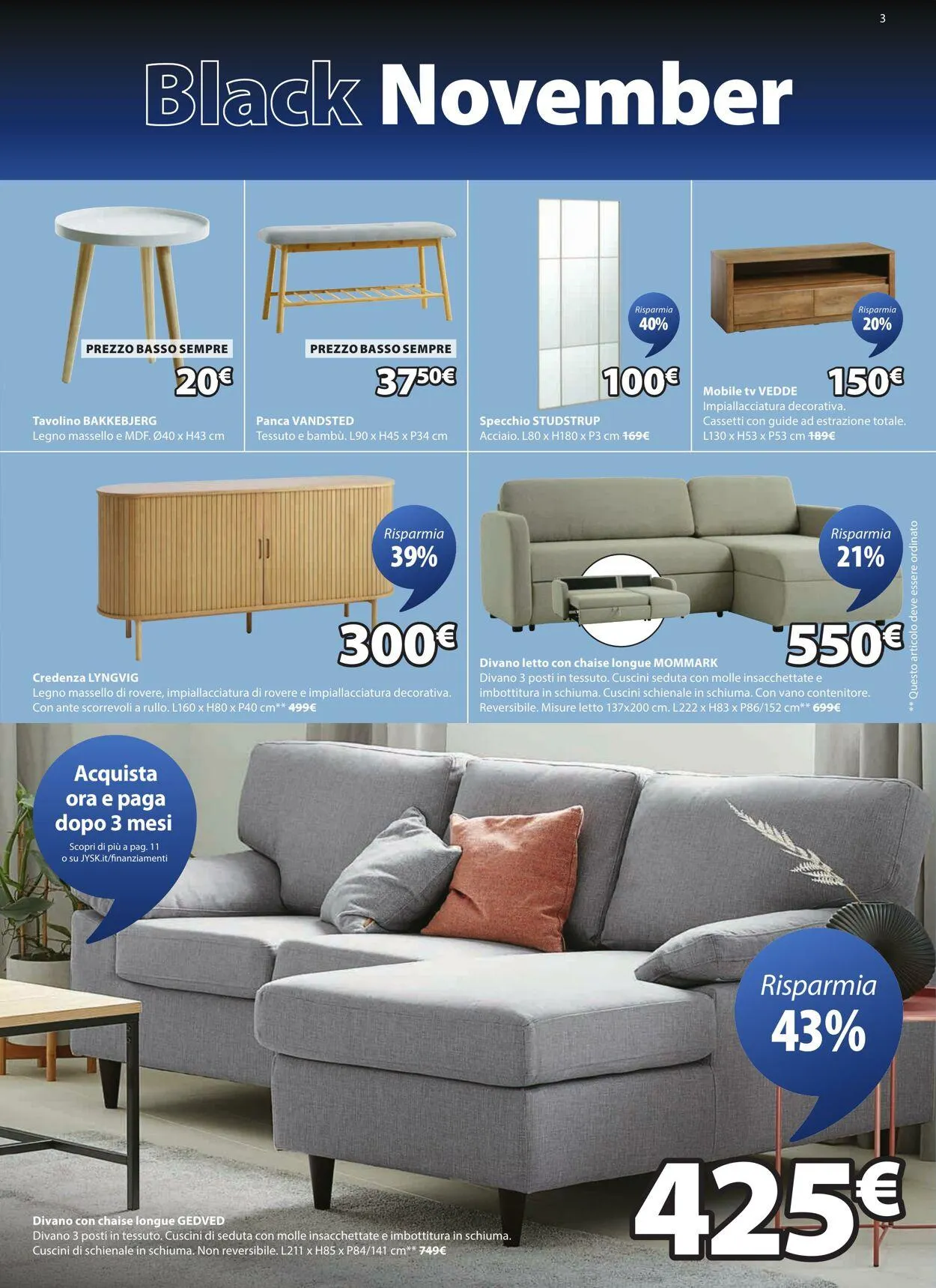 Jysk Volantino attuale da 1 novembre a 15 novembre di 2025 - Pagina del volantino 4