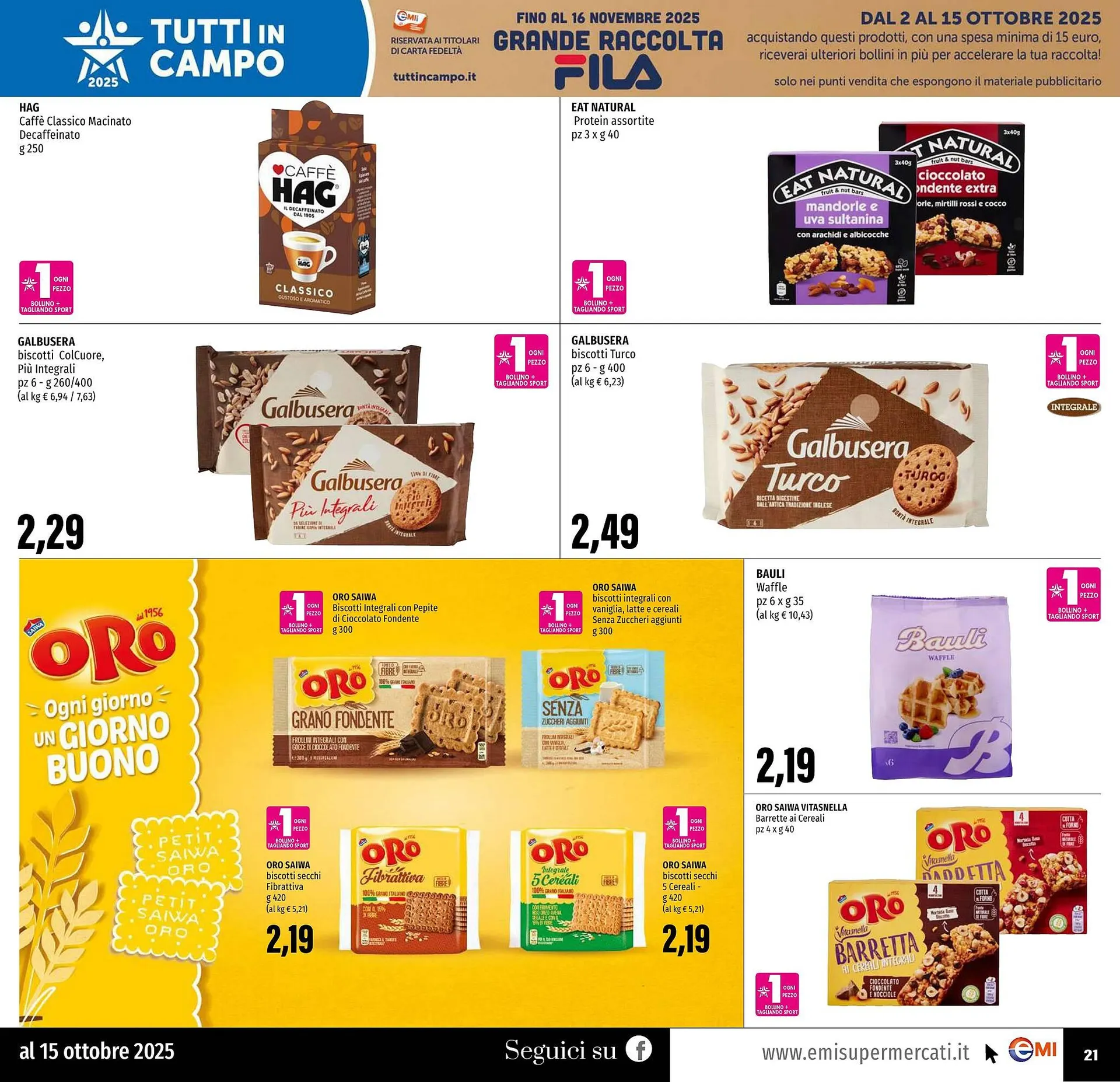 Volantino Emi Supermercati da 2 ottobre a 15 ottobre di 2025 - Pagina del volantino 21
