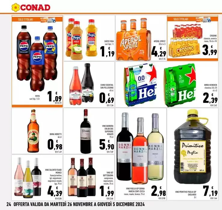 MEGA RISPARMIO da 26 novembre a 5 dicembre di 2024 - Pagina del volantino 24