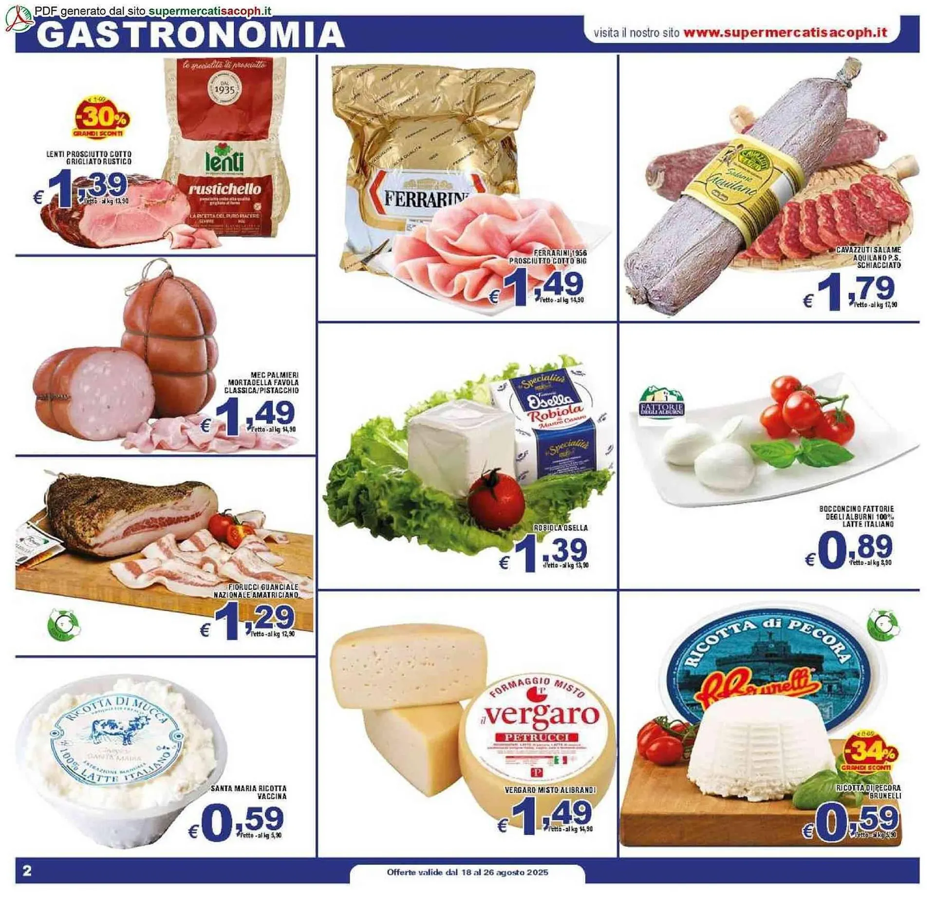 Volantino Sacoph da 18 agosto a 26 agosto di 2025 - Pagina del volantino 2