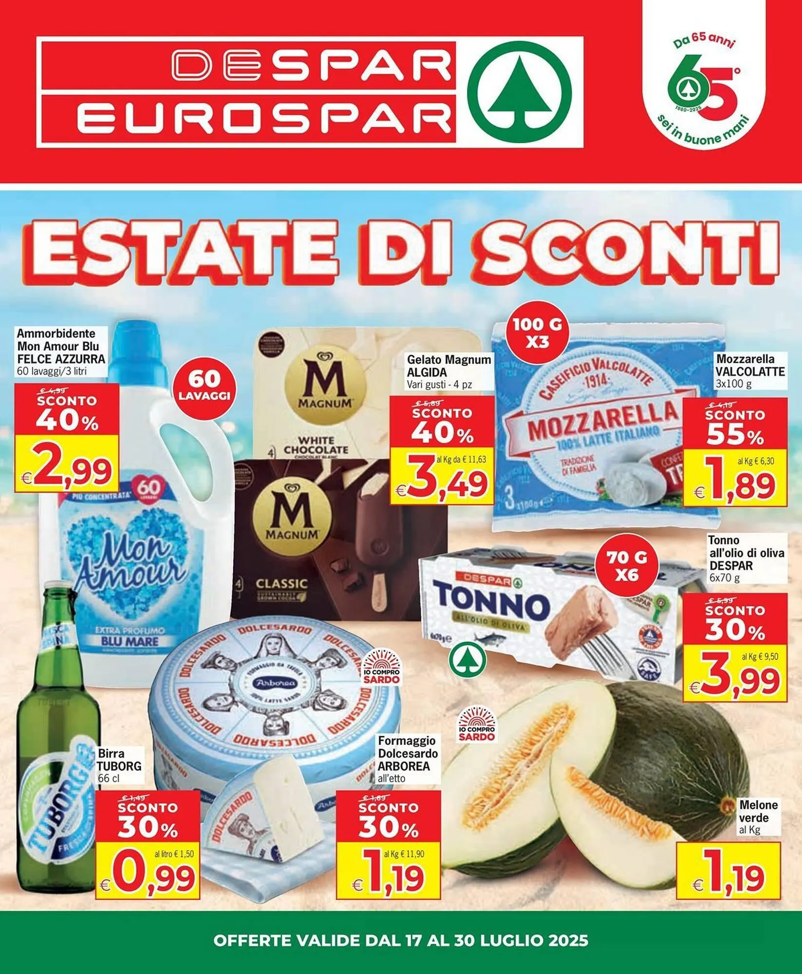 Volantino Despar da 17 luglio a 30 luglio di 2025 - Pagina del volantino 1