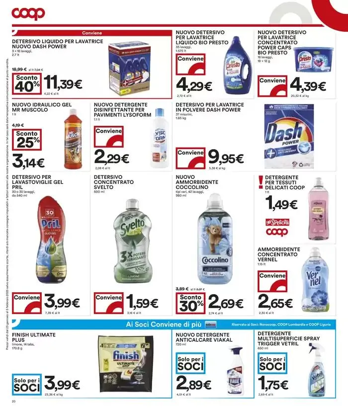 Sconti Fino al 40 % da 23 gennaio a 5 febbraio di 2025 - Pagina del volantino 20