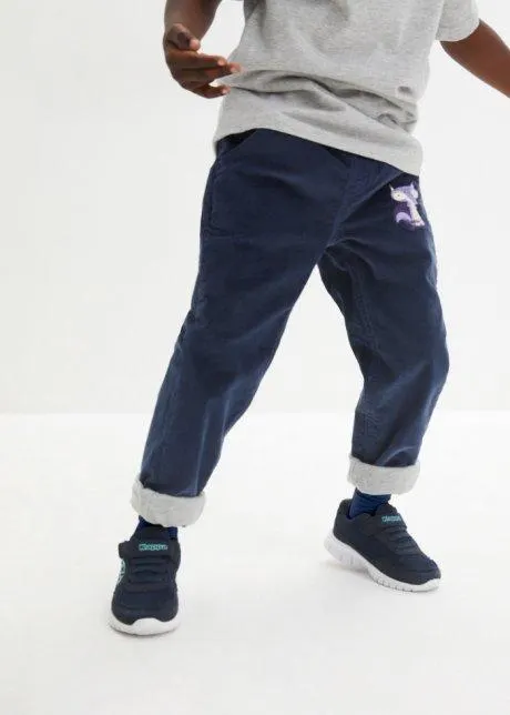 Pantaloni termici in velluto, regular fit