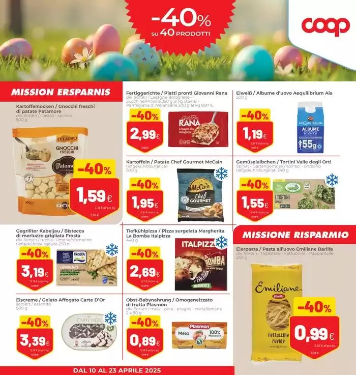 Frohe ostern da 10 aprile a 23 aprile di 2025 - Pagina del volantino 9