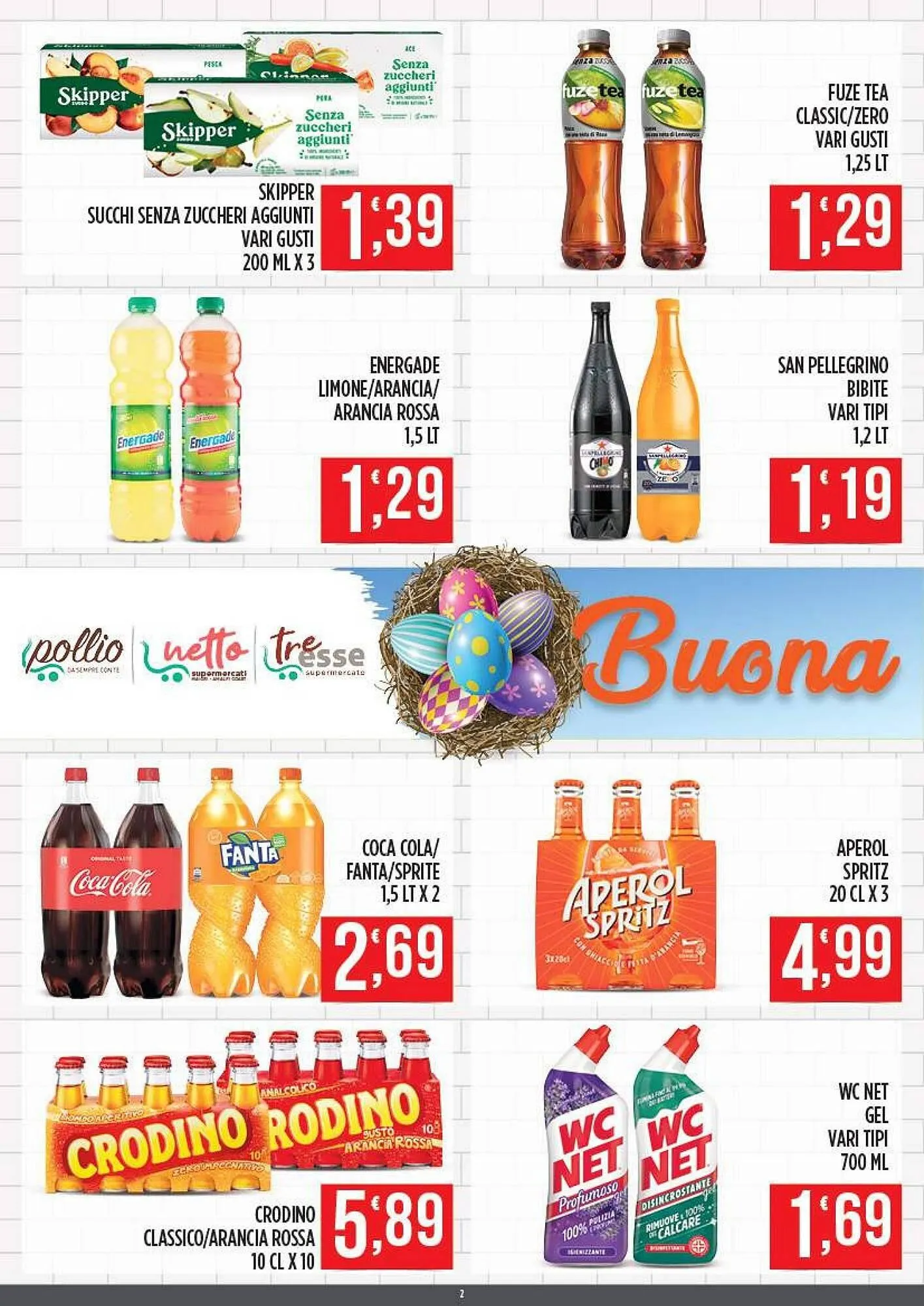 Volantino Supermercato Pollio da 7 aprile a 21 aprile di 2025 - Pagina del volantino 2