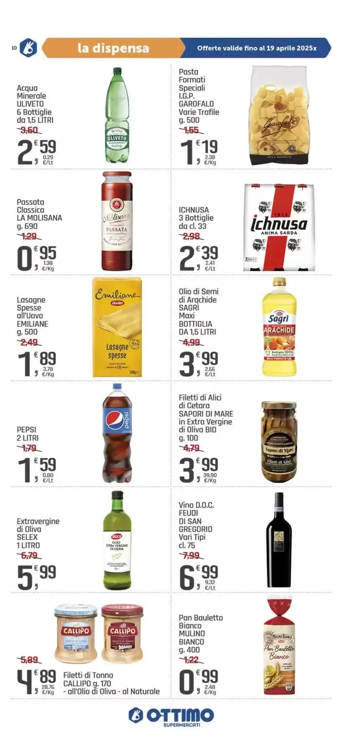 Offerte valide dal 9 al 19 Aprile 2025 da 15 aprile a 19 aprile di 2025 - Pagina del volantino 10