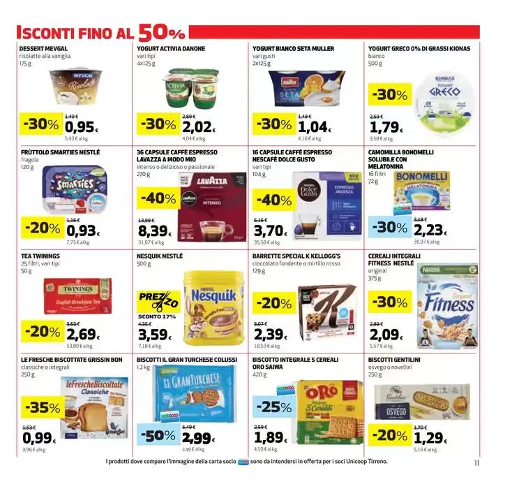 Sconti fino al 50% da 27 marzo a 9 aprile di 2025 - Pagina del volantino 11