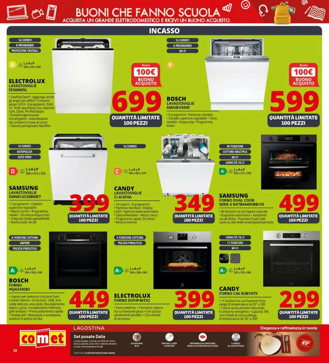 Comet Volantino attuale da 22 agosto a 11 settembre di 2025 - Pagina del volantino 38