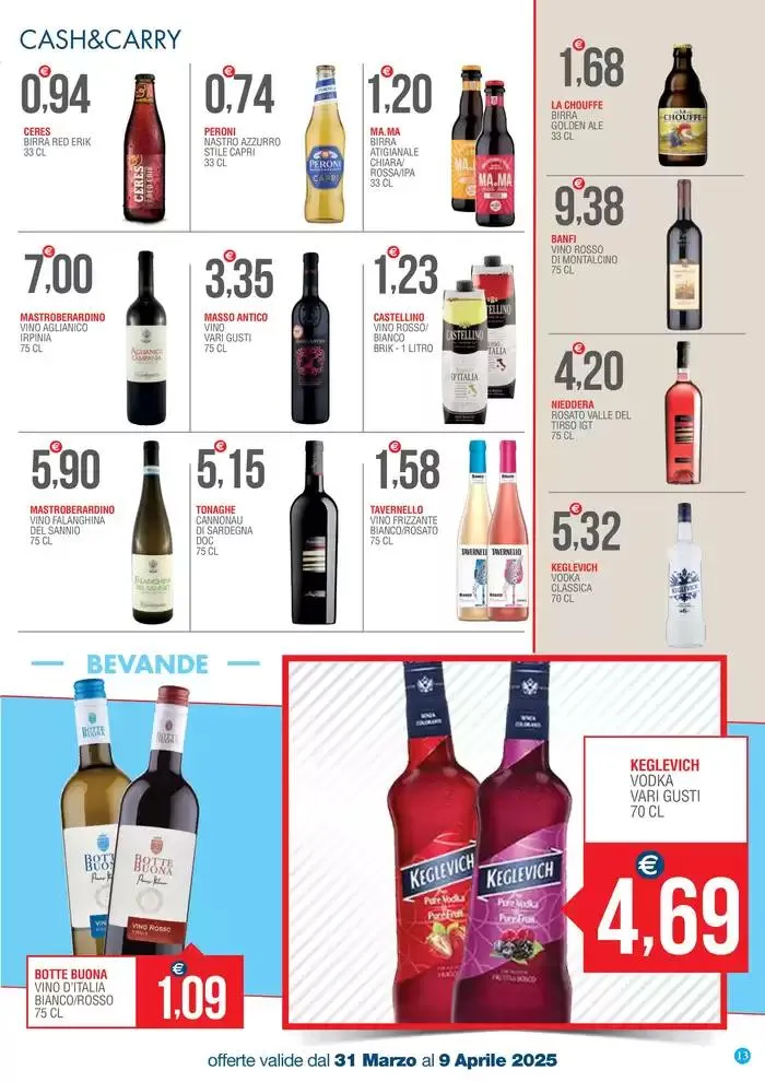 Sorprendente convenienza! da 31 marzo a 9 aprile di 2025 - Pagina del volantino 13