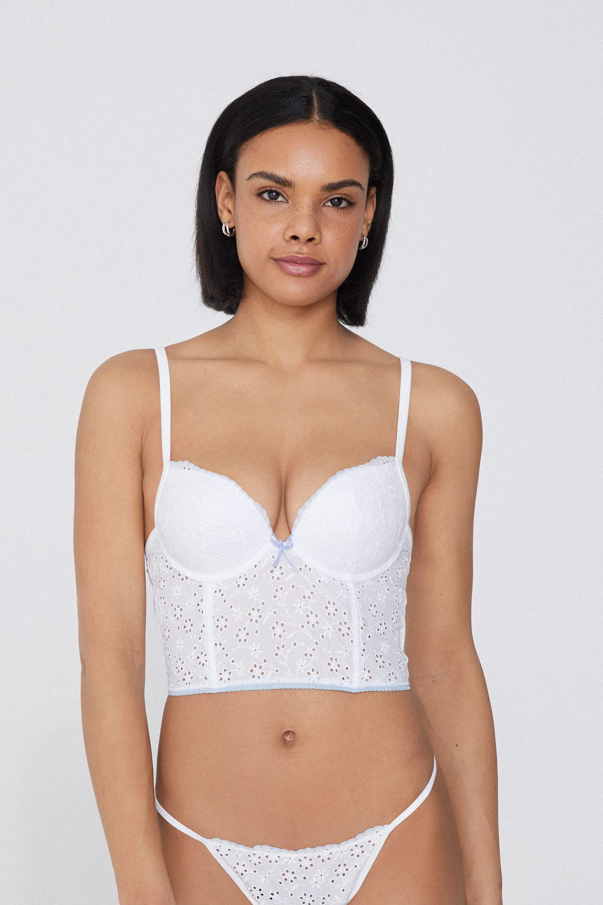 Reggiseno Bra Top Push-Up Imbottito Cotone Fairy Princess