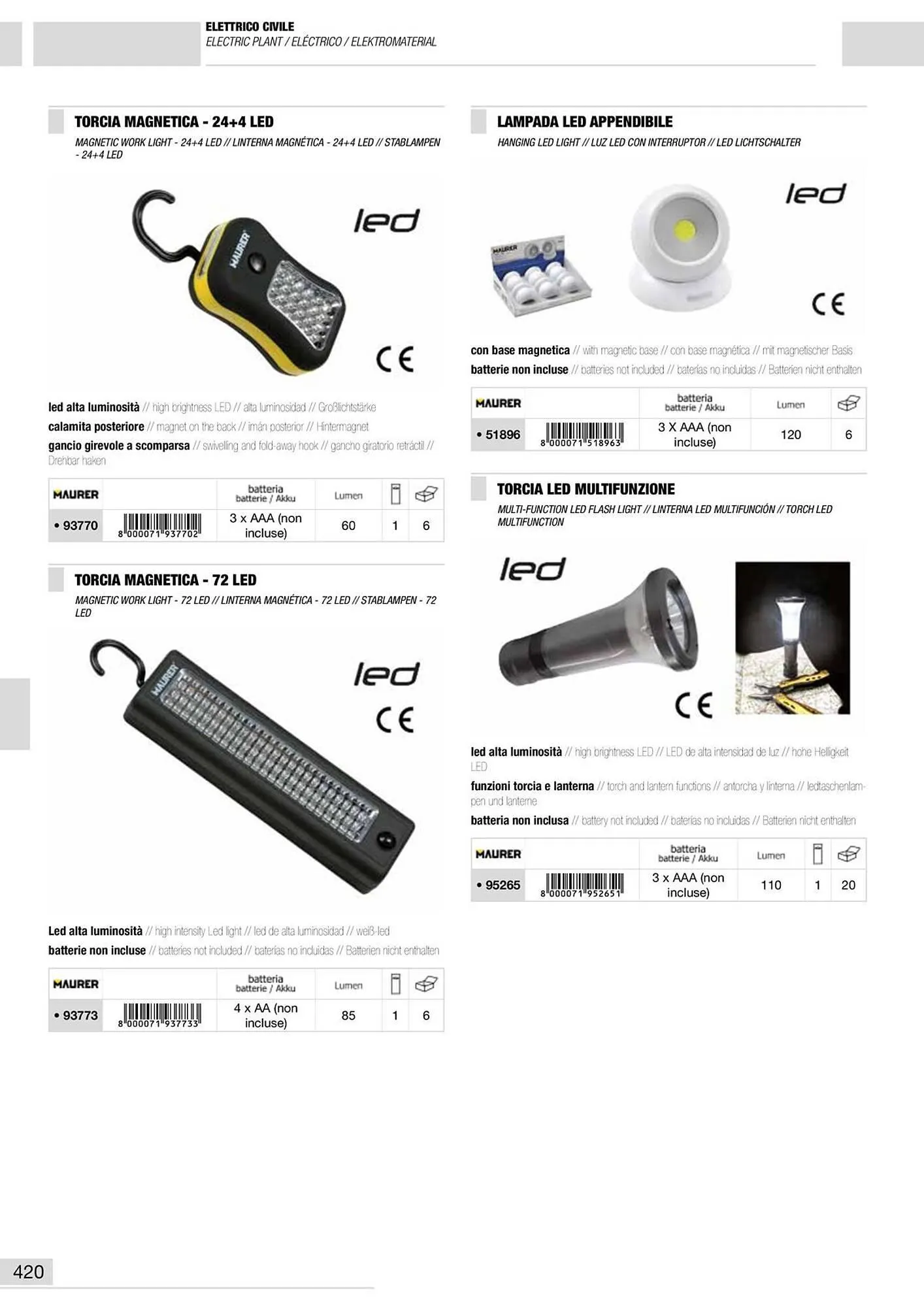 Volantino Maurer da 10 gennaio a 30 giugno di 2024 - Pagina del volantino 421