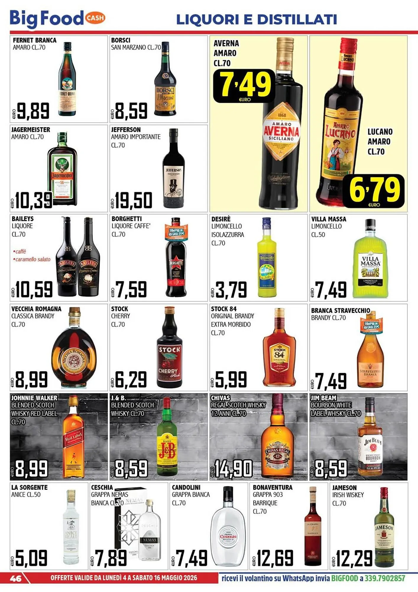 Volantino Big Food da 4 maggio a 16 maggio di 2026 - Pagina del volantino 46