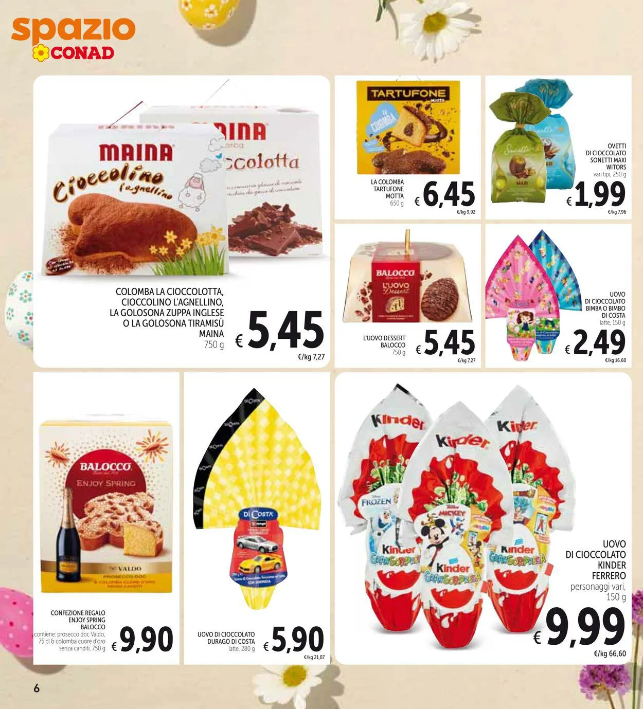 Conad - Spazio - Napoli Volantino attuale da 20 marzo a 30 marzo di 2024 - Pagina del volantino 6