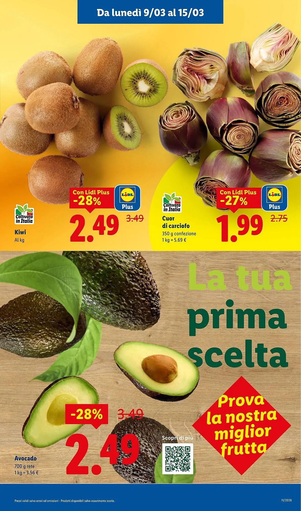 Volantino Lidl da 9 marzo a 15 marzo di 2026 - Pagina del volantino 11