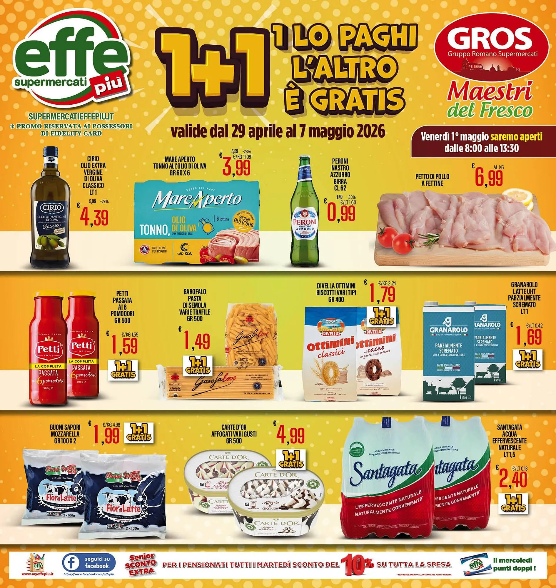 Volantino Supermercati EffePiù da 29 aprile a 7 maggio di 2026 - Pagina del volantino 1