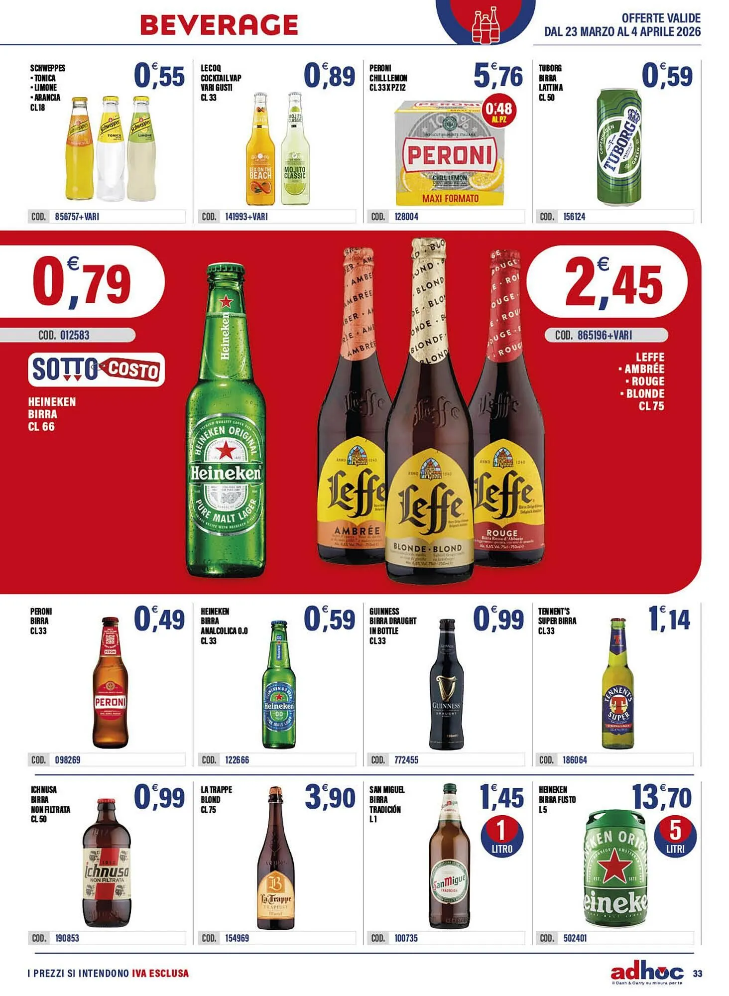 Volantino Adhoc da 23 marzo a 4 aprile di 2026 - Pagina del volantino 33
