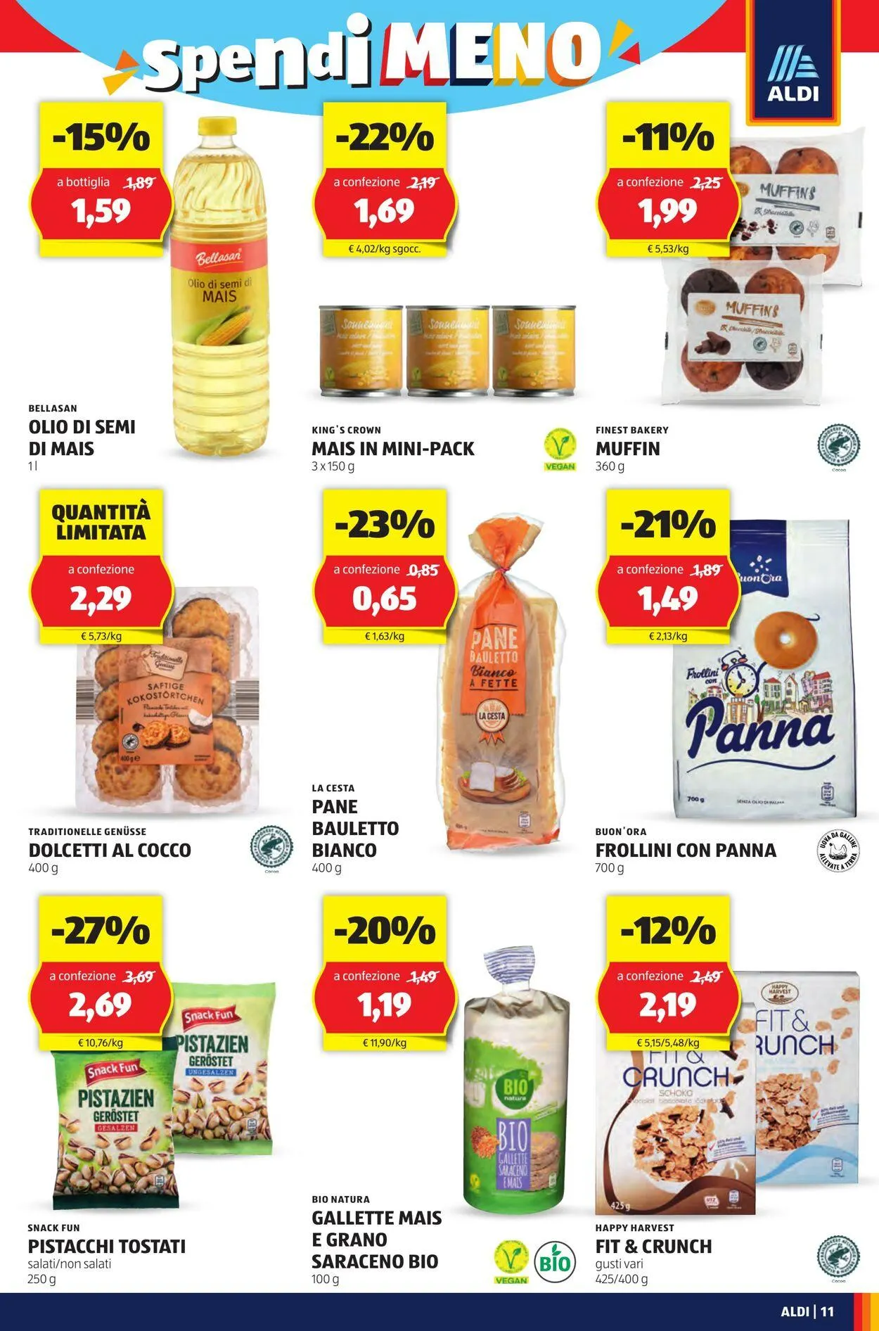 Aldi Volantino attuale da 30 giugno a 6 luglio di 2025 - Pagina del volantino 11