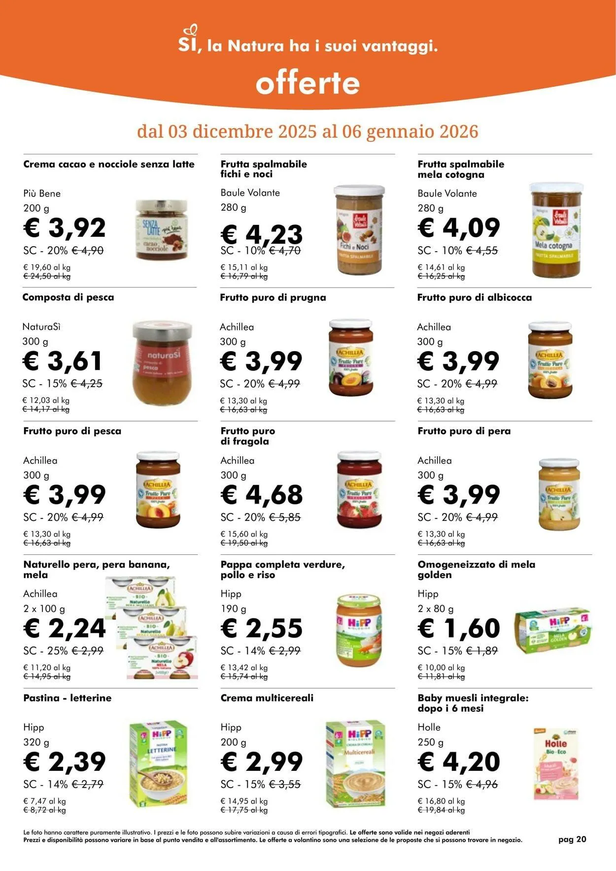 Natura Sì Volantino attuale da 1 dicembre a 1 gennaio di 2026 - Pagina del volantino 20