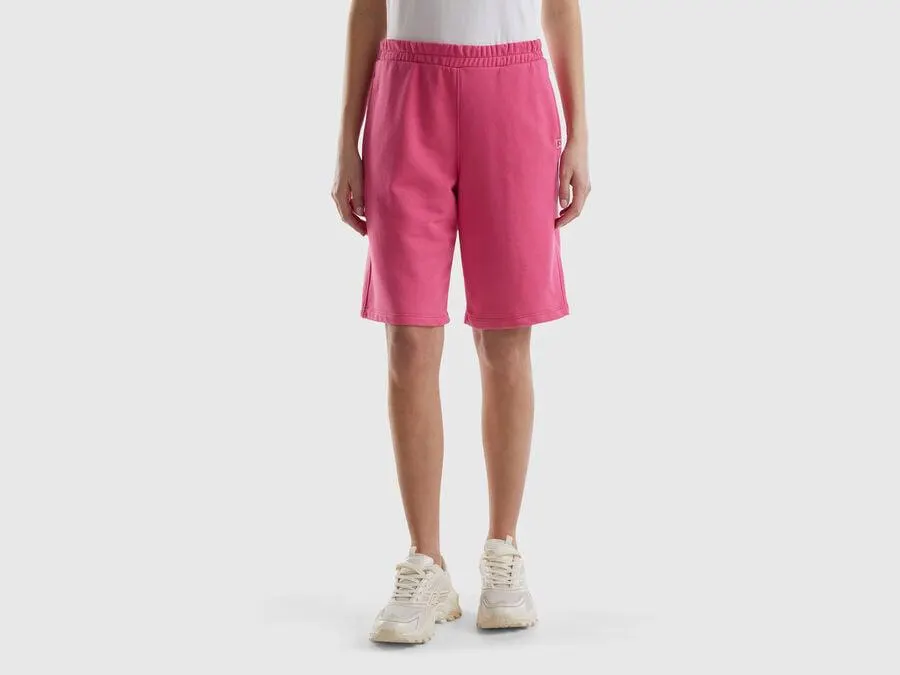 Bermuda morbidi in felpa