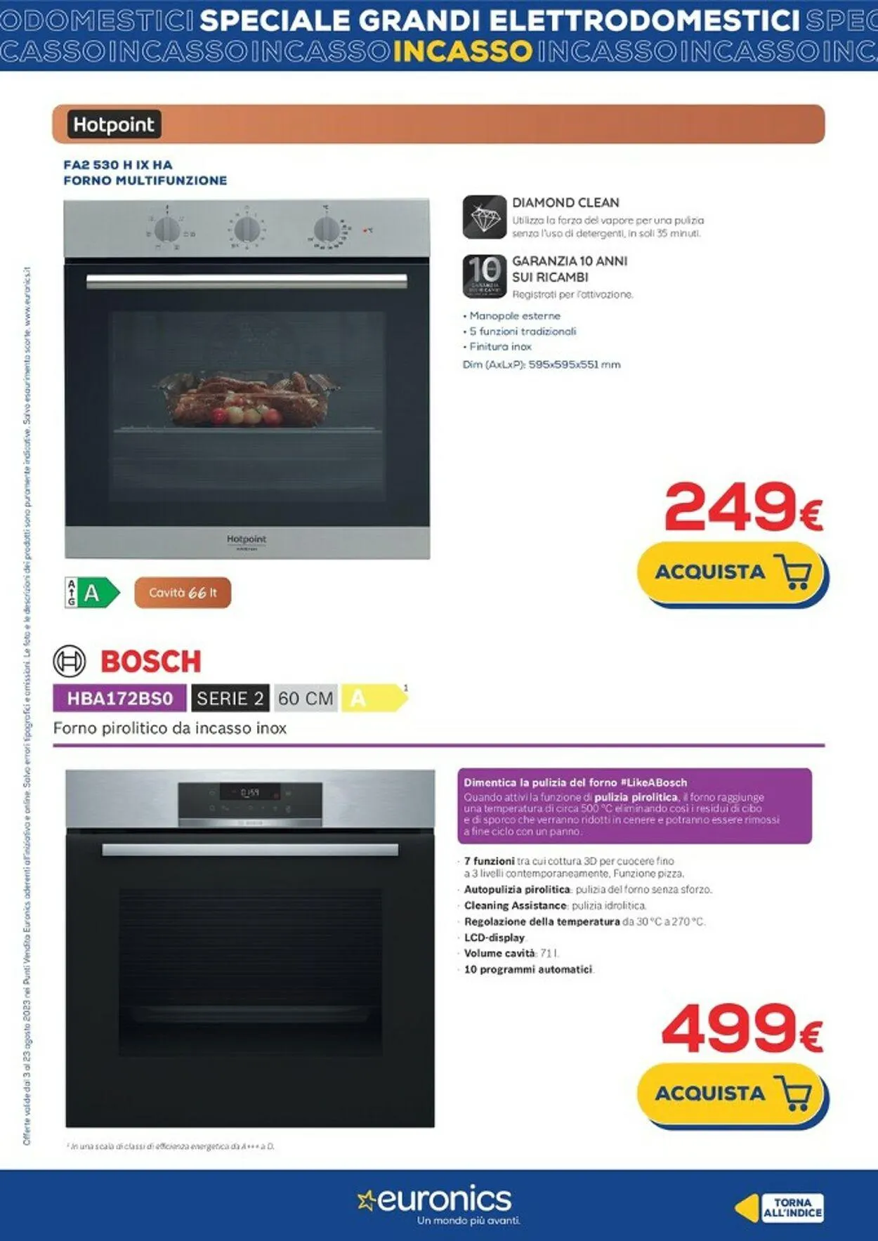 Euronics Volantino attuale da 3 agosto a 23 agosto di 2023 - Pagina del volantino 26