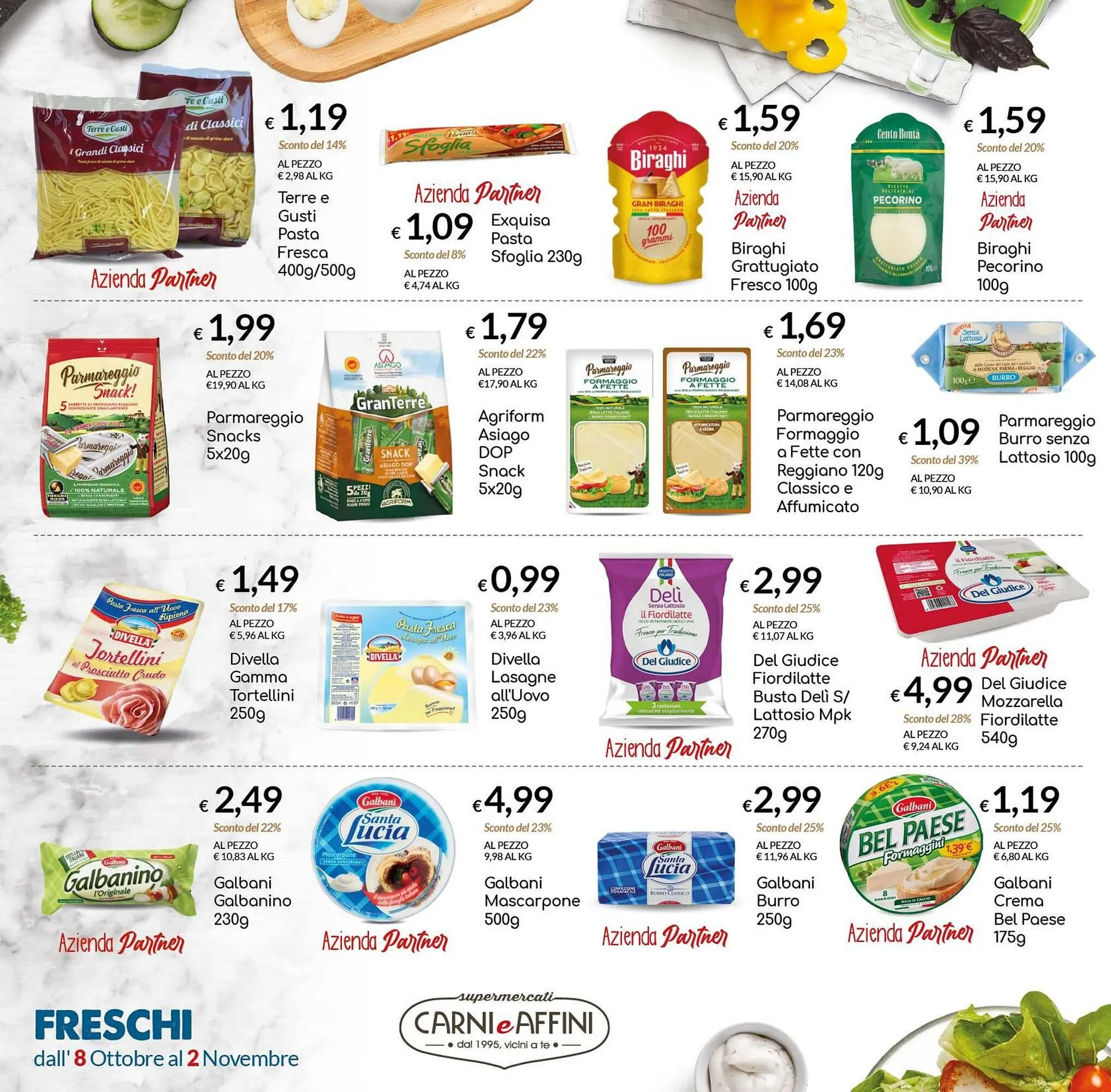 Volantino Carni e Affini Supermercati da 8 ottobre a 2 novembre di 2025 - Pagina del volantino 10
