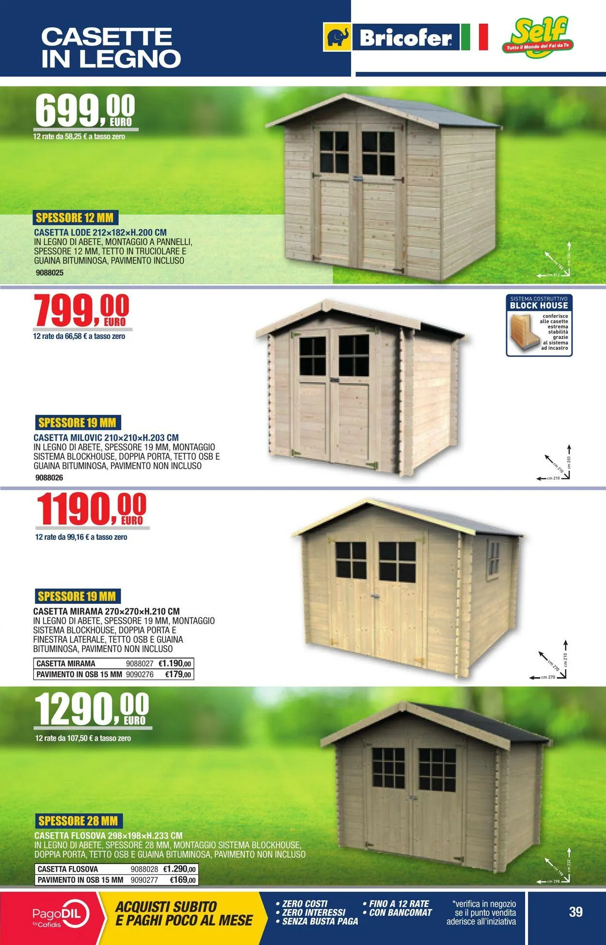 Bricofer - Roma Volantino attuale da 14 maggio a 28 maggio di 2025 - Pagina del volantino 39