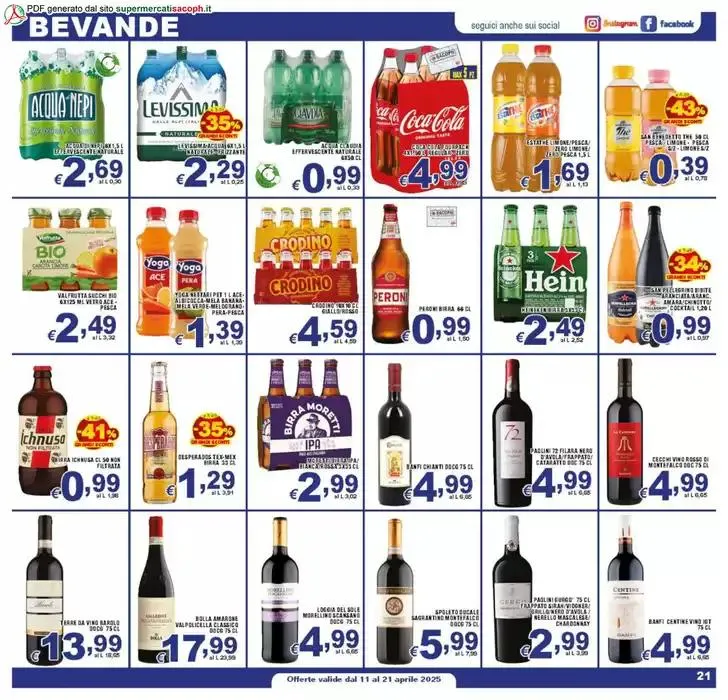 Buona Pasqua da 11 aprile a 21 aprile di 2025 - Pagina del volantino 21