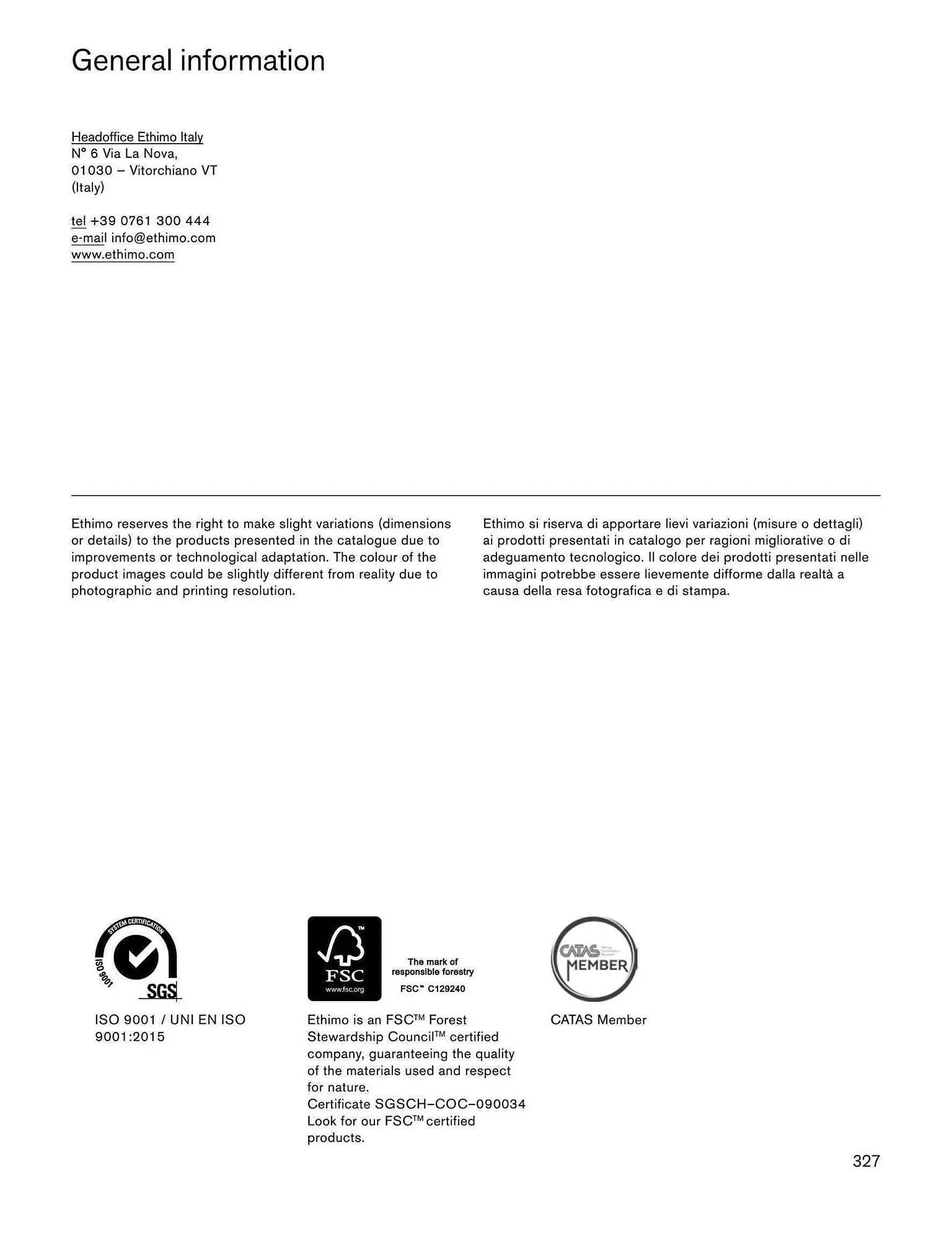 Volantino Ethimo da 30 novembre a 31 dicembre di 2024 - Pagina del volantino 329