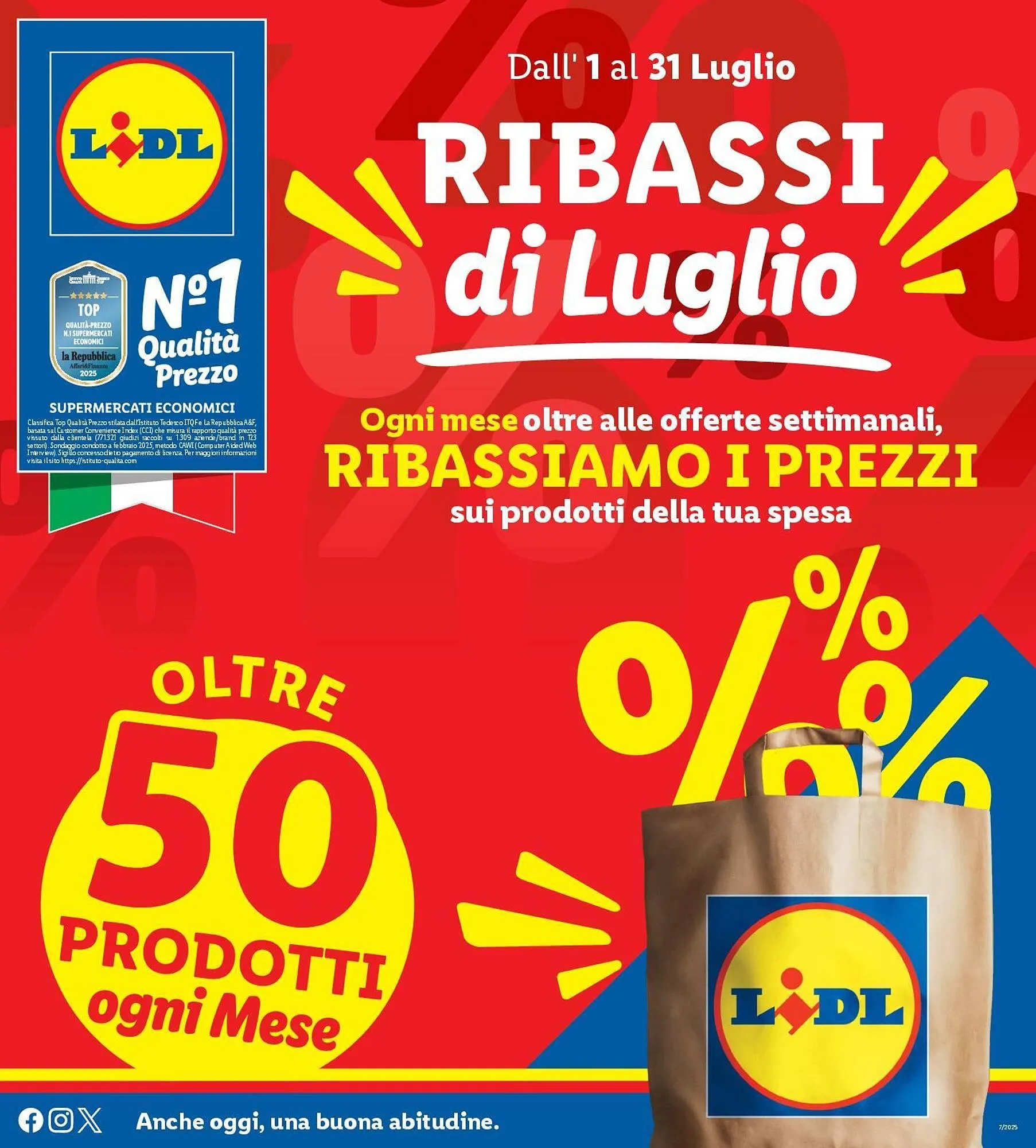 Volantino Lidl da 1 luglio a 31 luglio di 2025 - Pagina del volantino 1
