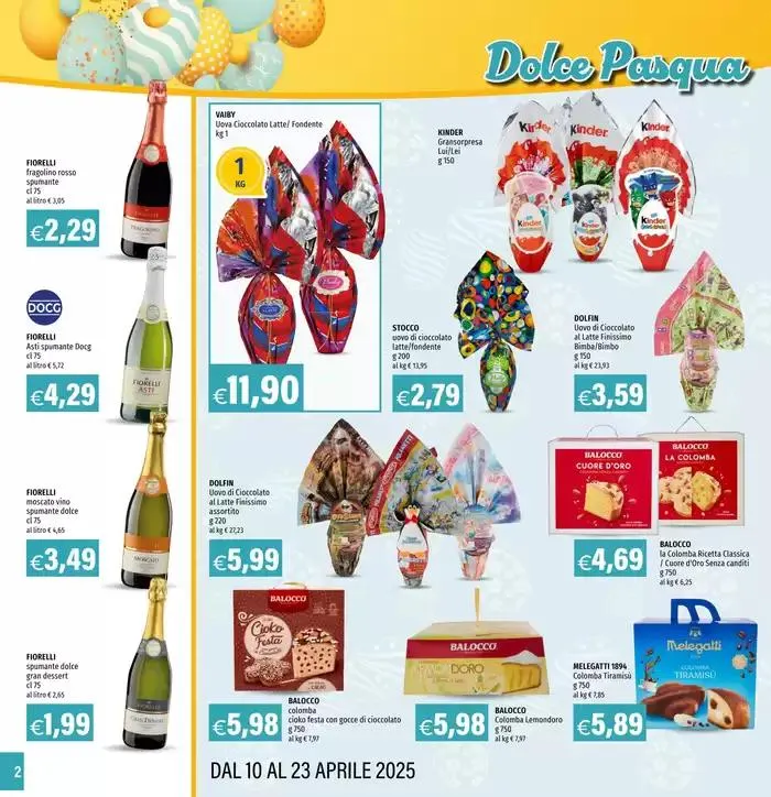 Dolce pasqua da 10 aprile a 23 aprile di 2025 - Pagina del volantino 2