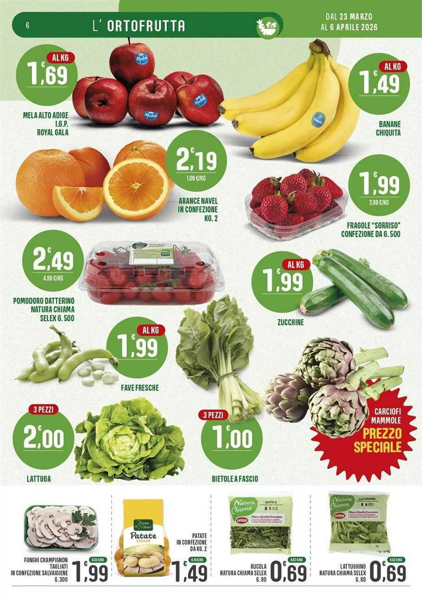 Volantino La Mimosa Supermercati da 23 marzo a 6 aprile di 2026 - Pagina del volantino 6