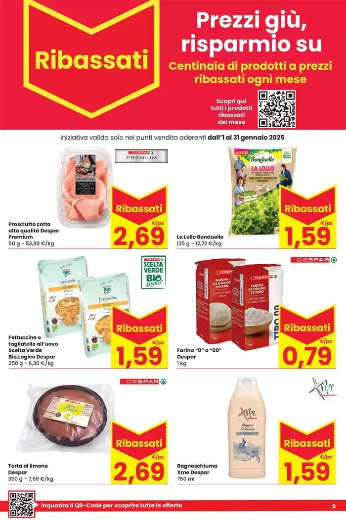 Sconti di qualità  da 23 gennaio a 5 febbraio di 2025 - Pagina del volantino 9