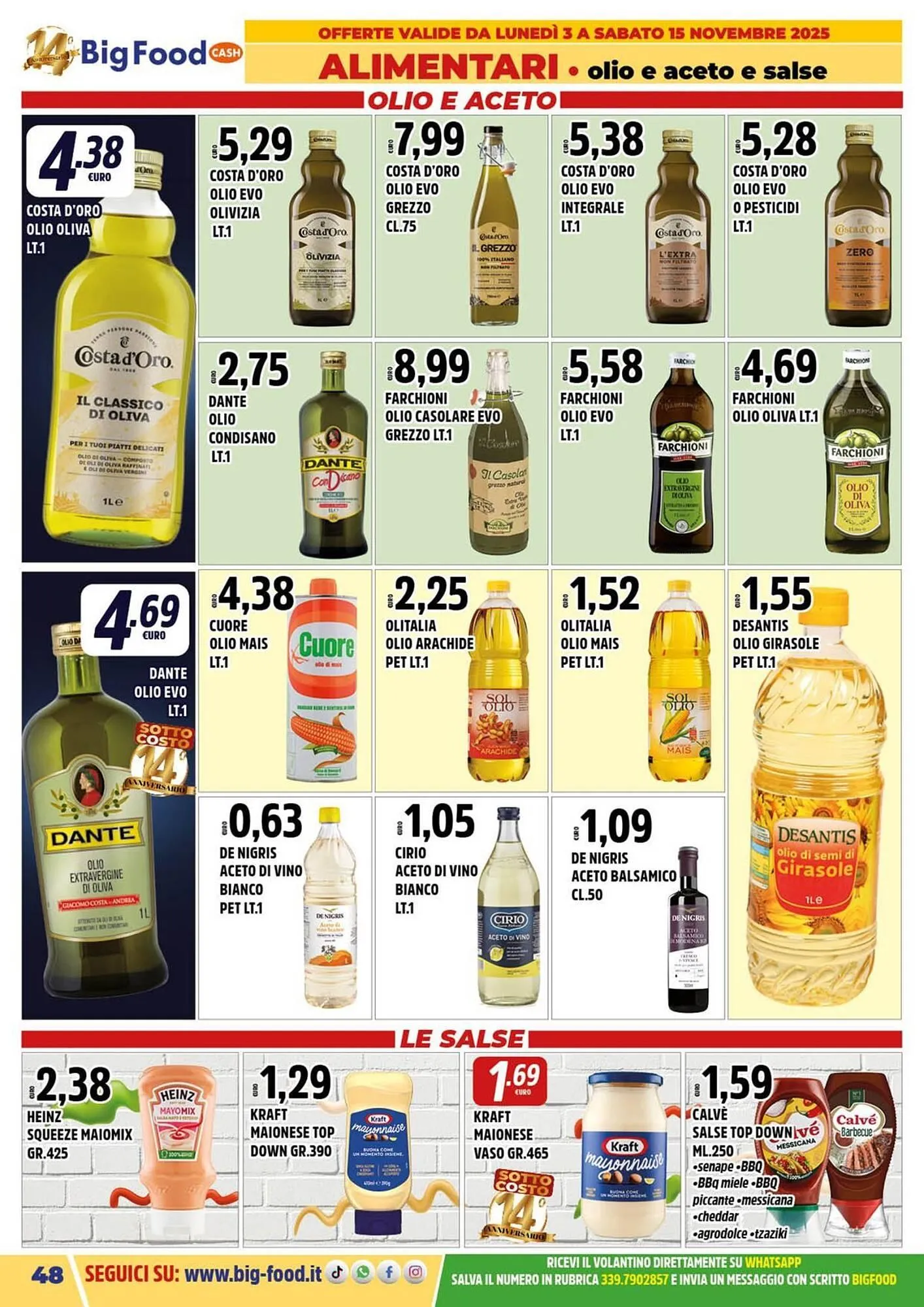 Volantino Big Food da 3 novembre a 15 novembre di 2025 - Pagina del volantino 48