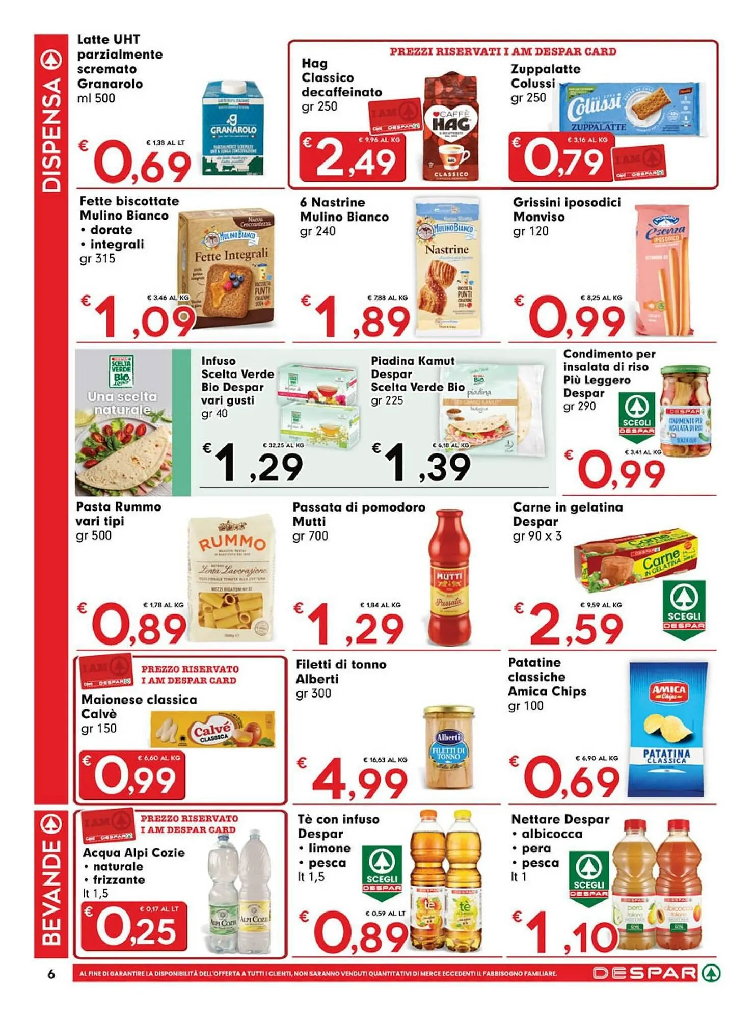 Volantino DeSpar Express da 22 agosto a 4 settembre di 2024 - Pagina del volantino 6