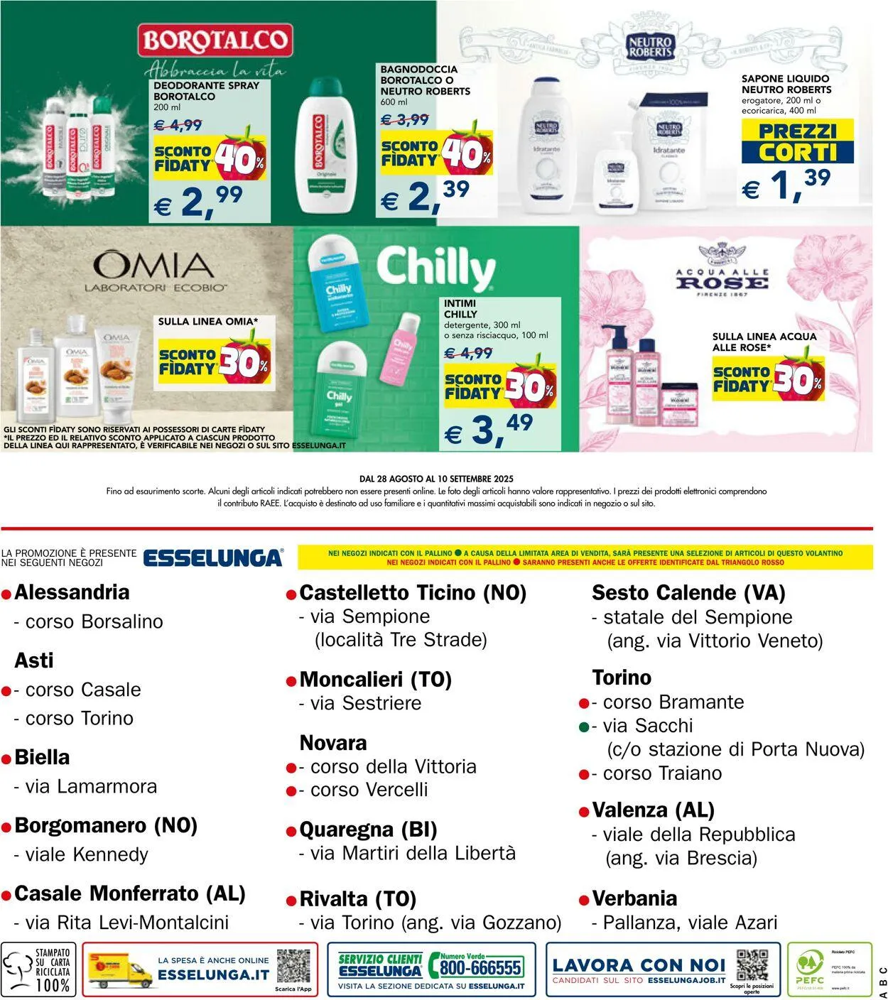 Esselunga Volantino attuale da 28 agosto a 10 settembre di 2025 - Pagina del volantino 28