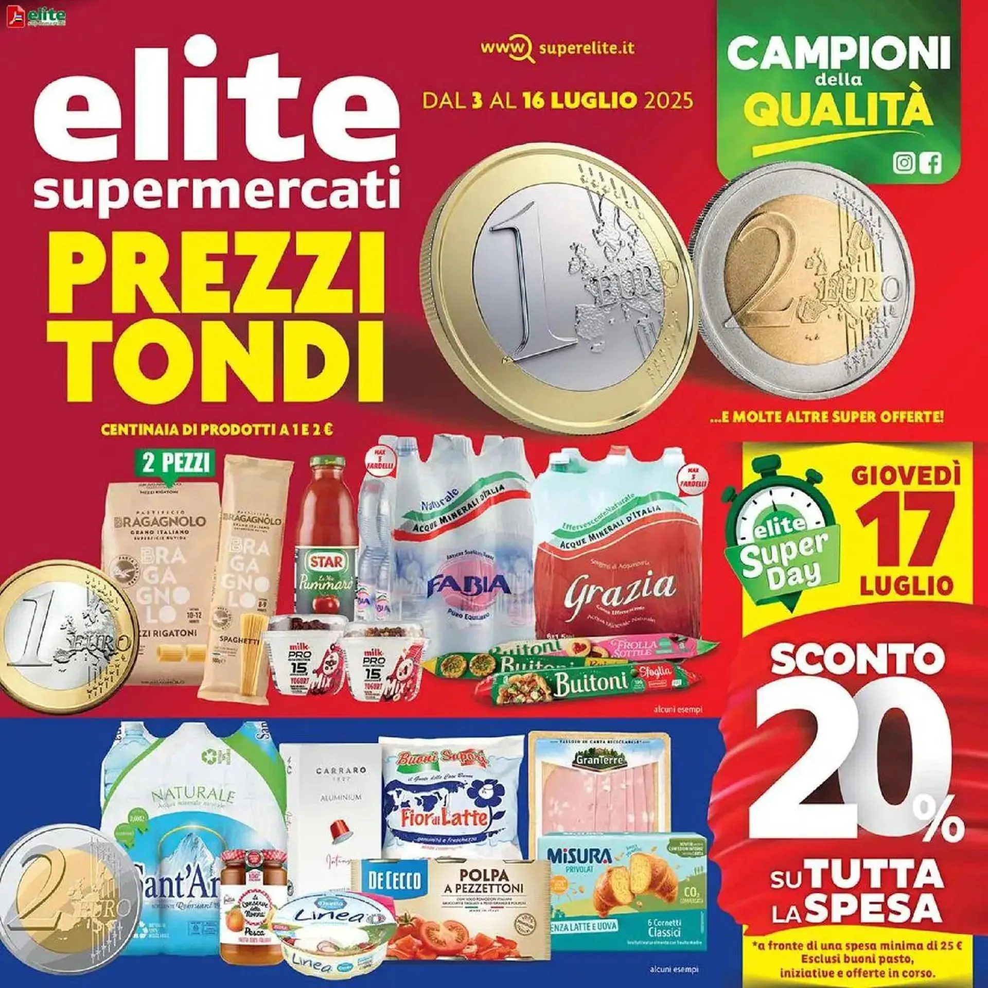 Volantino Elite da 3 luglio a 16 luglio di 2025 - Pagina del volantino 1
