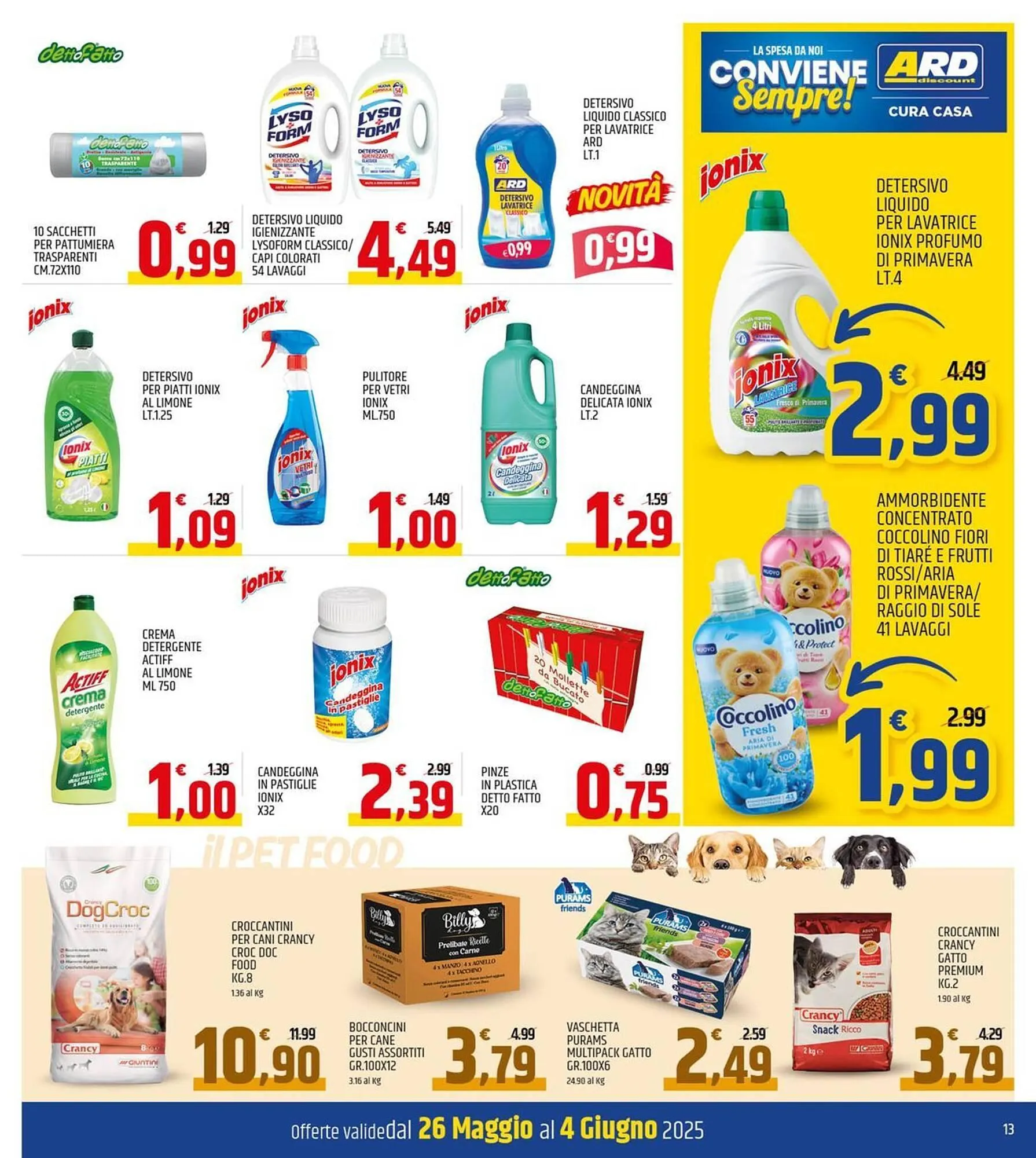 Volantino Ard Discount da 26 maggio a 4 giugno di 2025 - Pagina del volantino 13