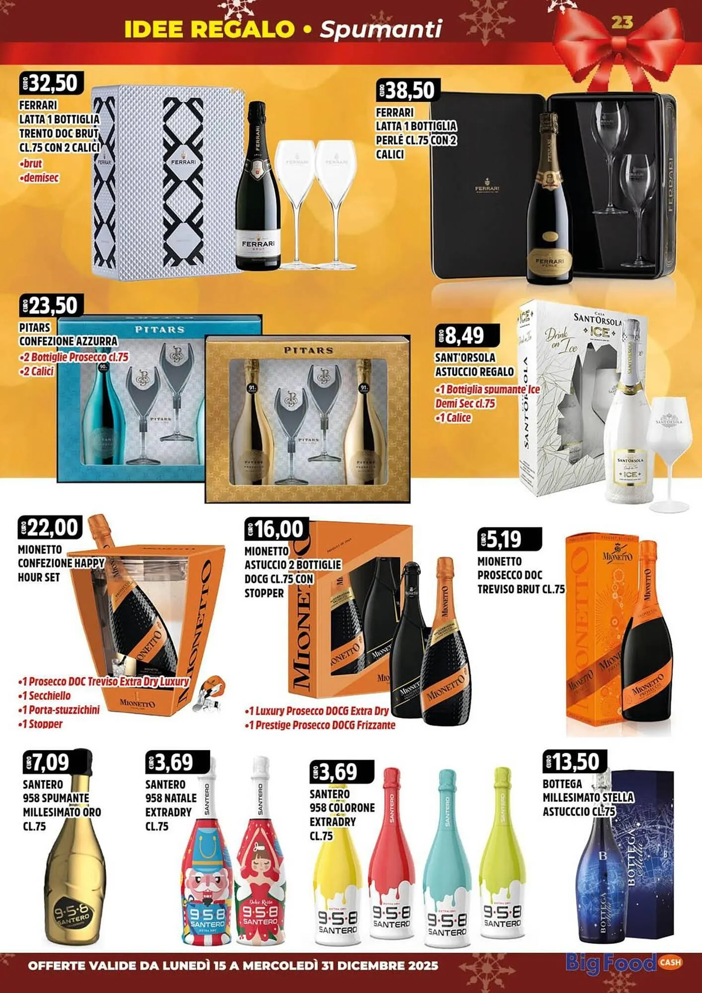Volantino Big Food da 15 dicembre a 31 dicembre di 2025 - Pagina del volantino 23