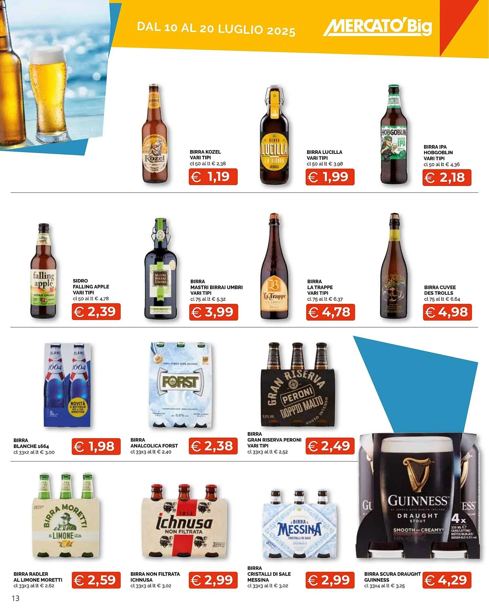 Volantino Mercatò Big da 10 luglio a 20 luglio di 2025 - Pagina del volantino 13