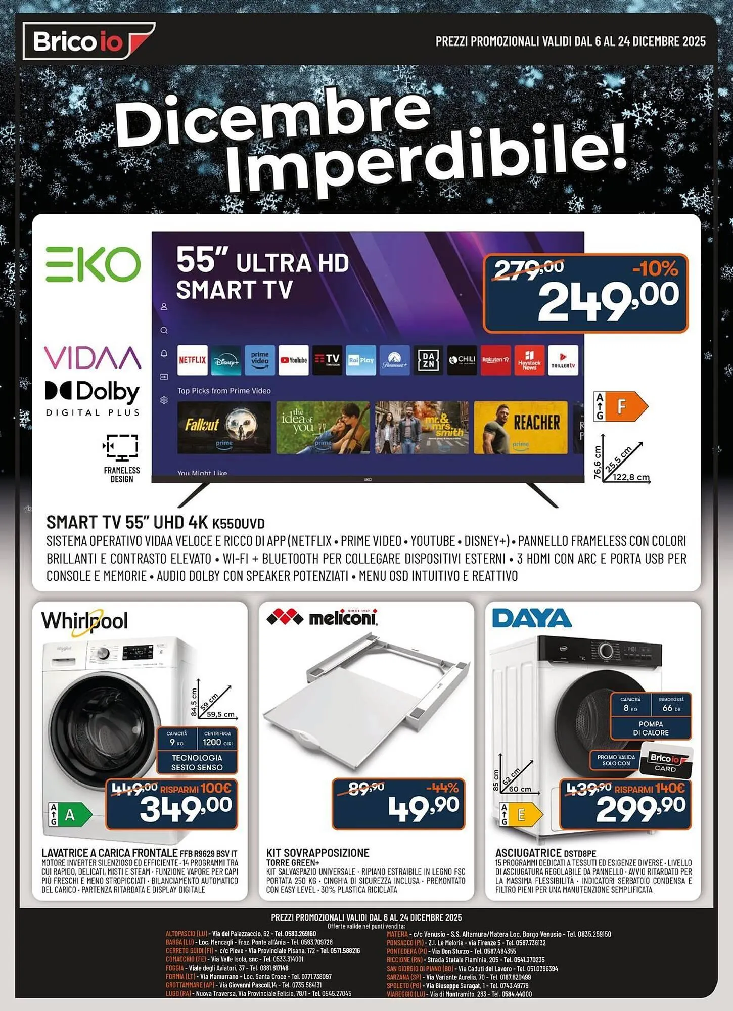 Volantino Brico Io da 9 dicembre a 24 dicembre di 2025 - Pagina del volantino 1