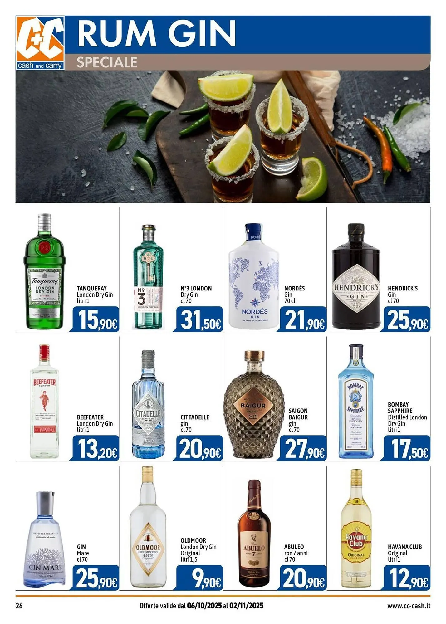 Volantino C+C Italmarket da 6 ottobre a 2 novembre di 2025 - Pagina del volantino 26