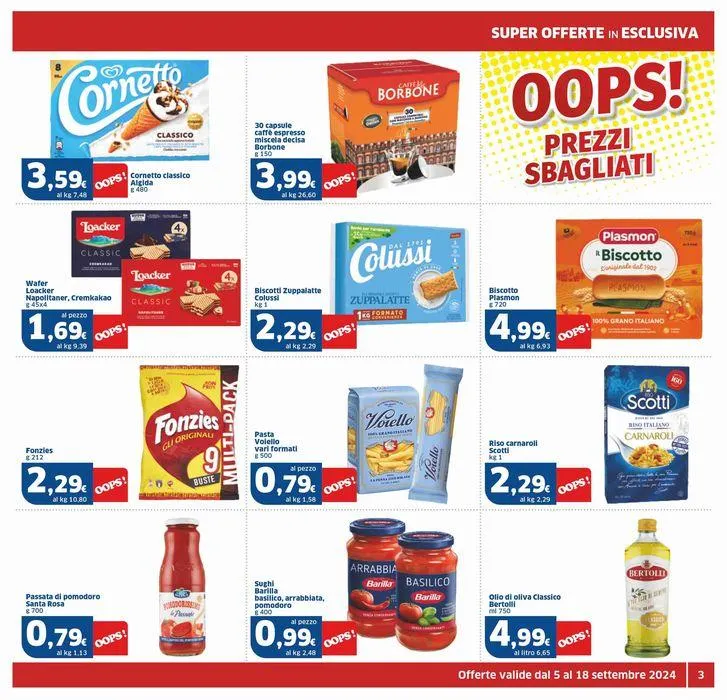 Oops prezzi sbagliati , Superstore da 5 settembre a 18 settembre di 2024 - Pagina del volantino 3