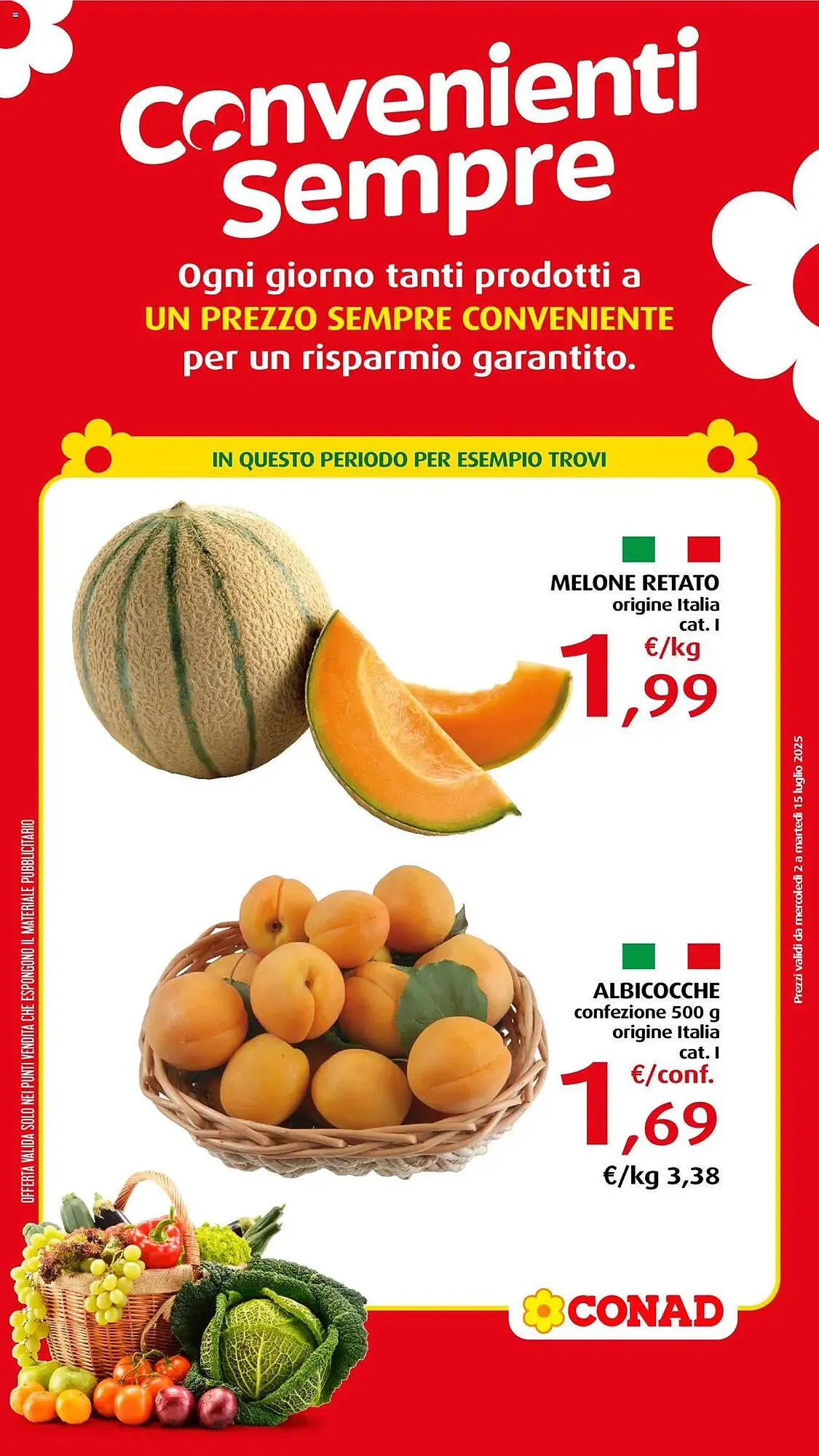 Volantino Conad da 2 luglio a 15 luglio di 2025 - Pagina del volantino 1