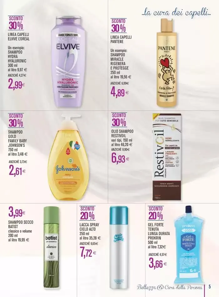 Bellezza& cura della persona da 27 marzo a 19 aprile di 2025 - Pagina del volantino 5