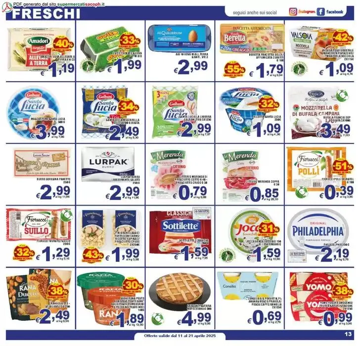 Volantino Sacoph da 11 aprile a 21 aprile di 2025 - Pagina del volantino 13